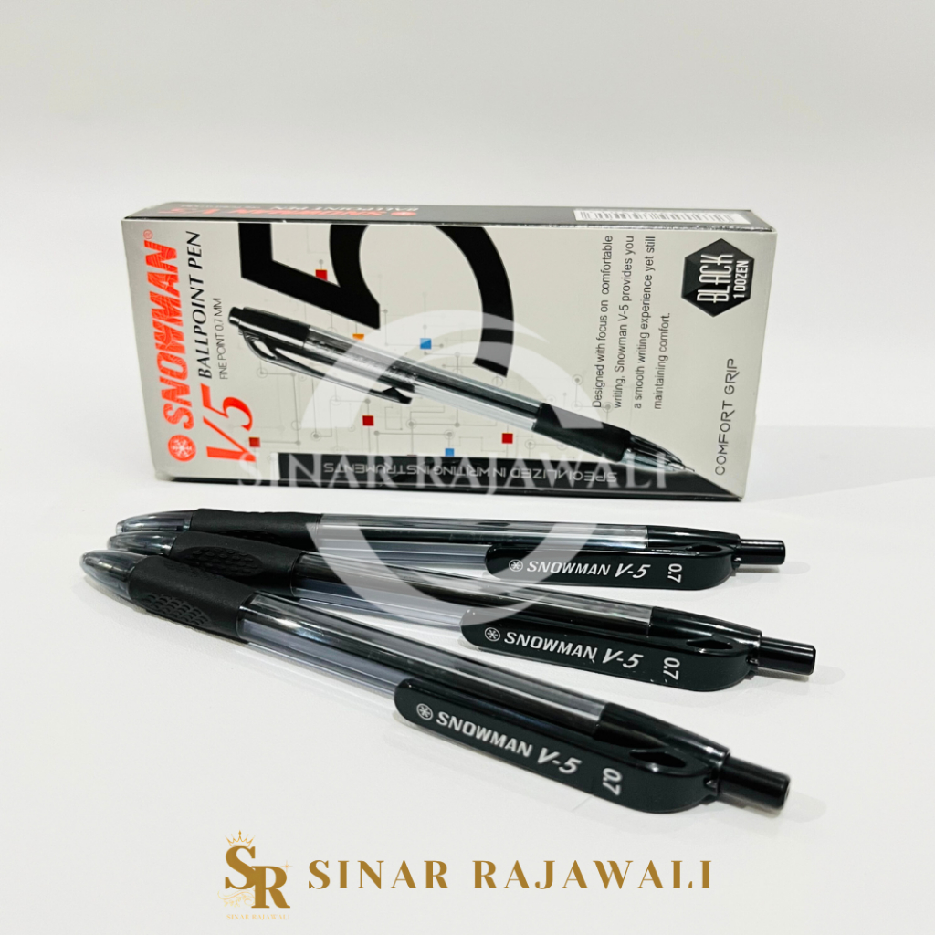 

Pulpen/Pena/Bolpen SNOWMAN BALLPOINT PEN V.5 0,7 MM