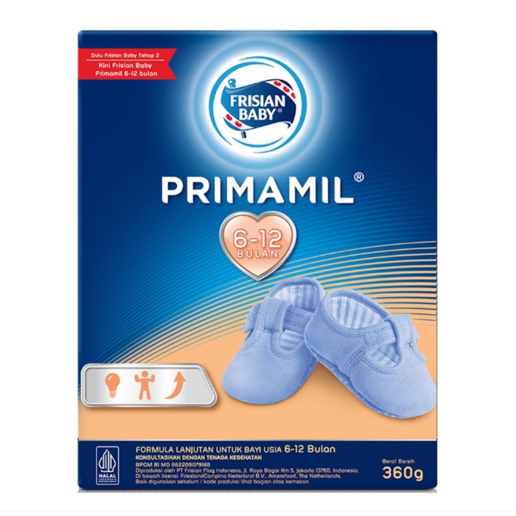 

Frisian Flag Primamil Susu Bayi 6-12 Bulan 360g