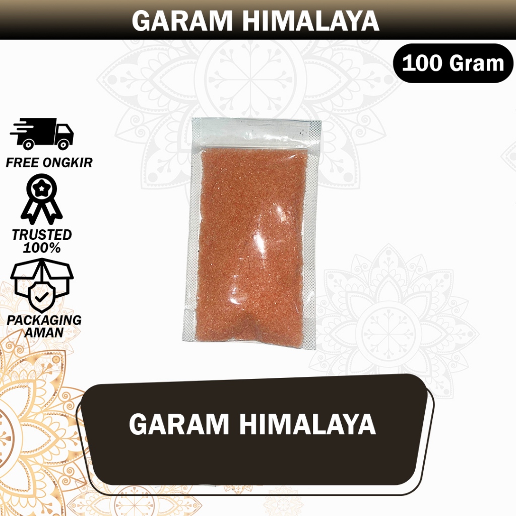 

Garam Himalaya Original 100 Gram Premium Pink Himalayan Salt Organic