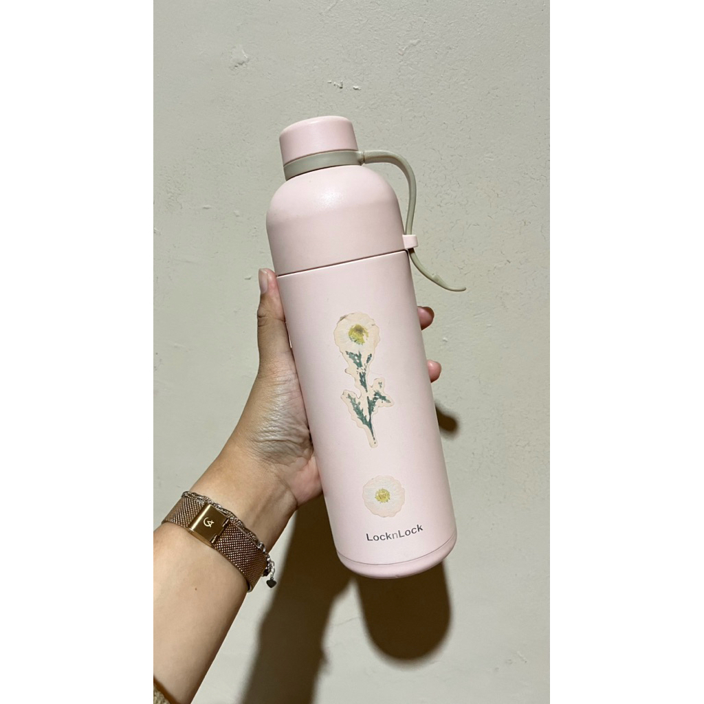 Tumbler pink locknlock
