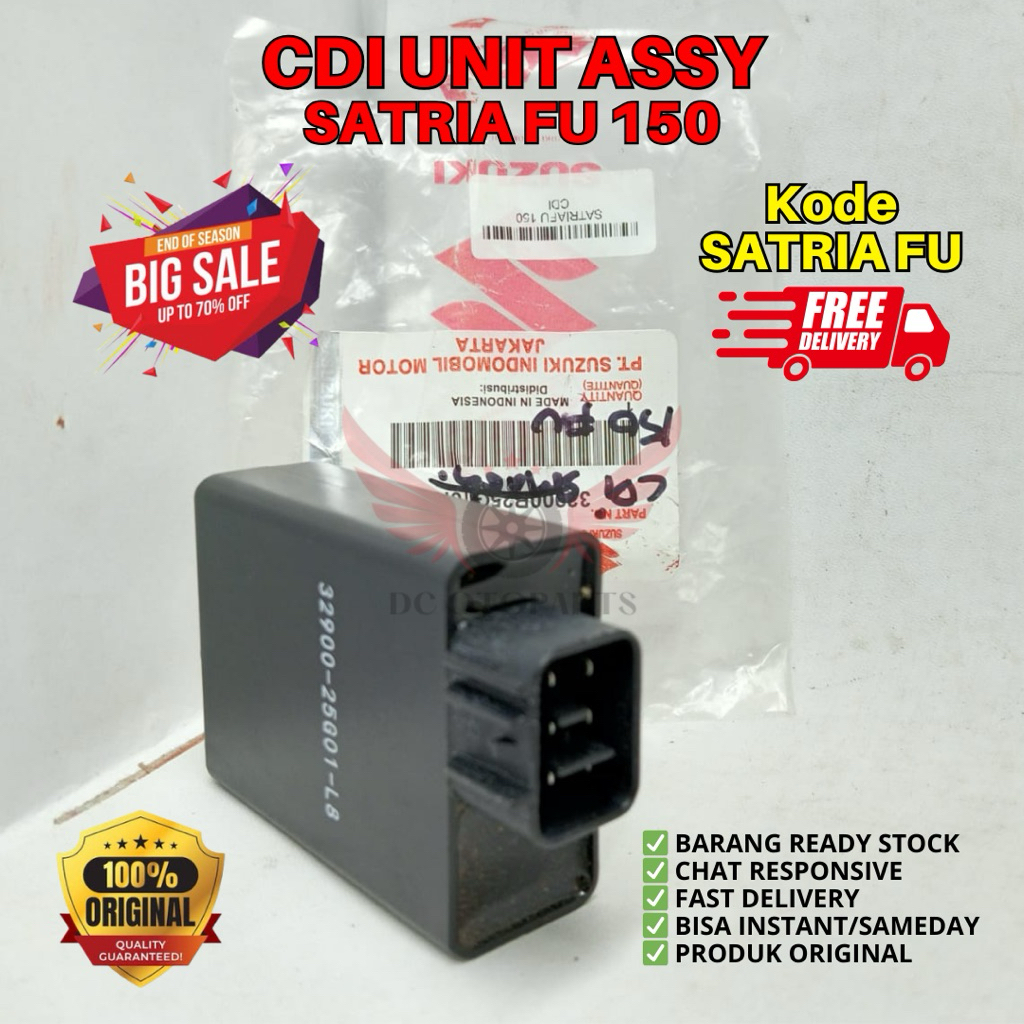 SATRIA FU CDI UNIT ASSY SATRIA FU ORIGINAL SUZUKI, CDI ORIGINAL SATRIA FU 150, CDI UNIT ASSY SATRIA,