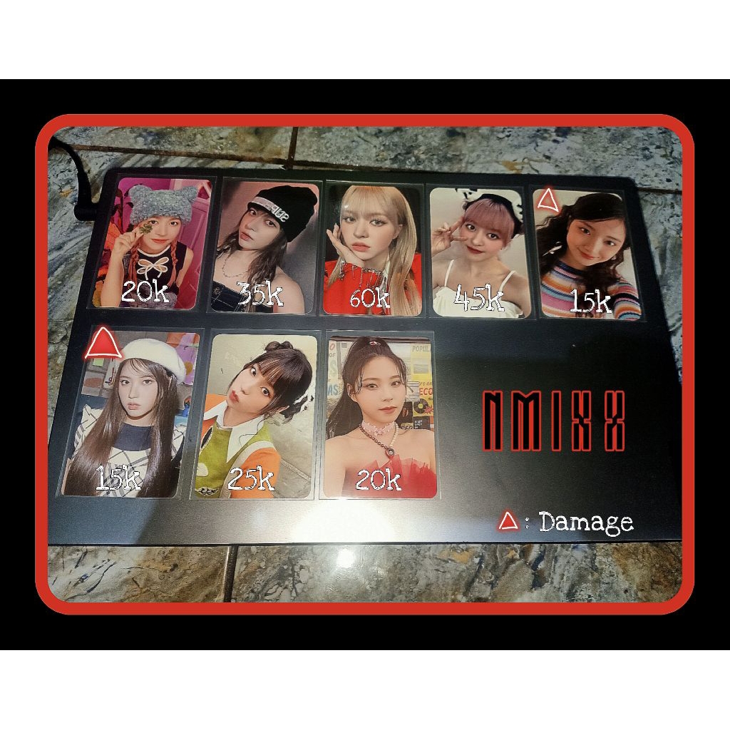 [NMIXX] Photocard nmixx Lily, Jiwoo, Kyujin, season greetings pob md album mixxpedia
