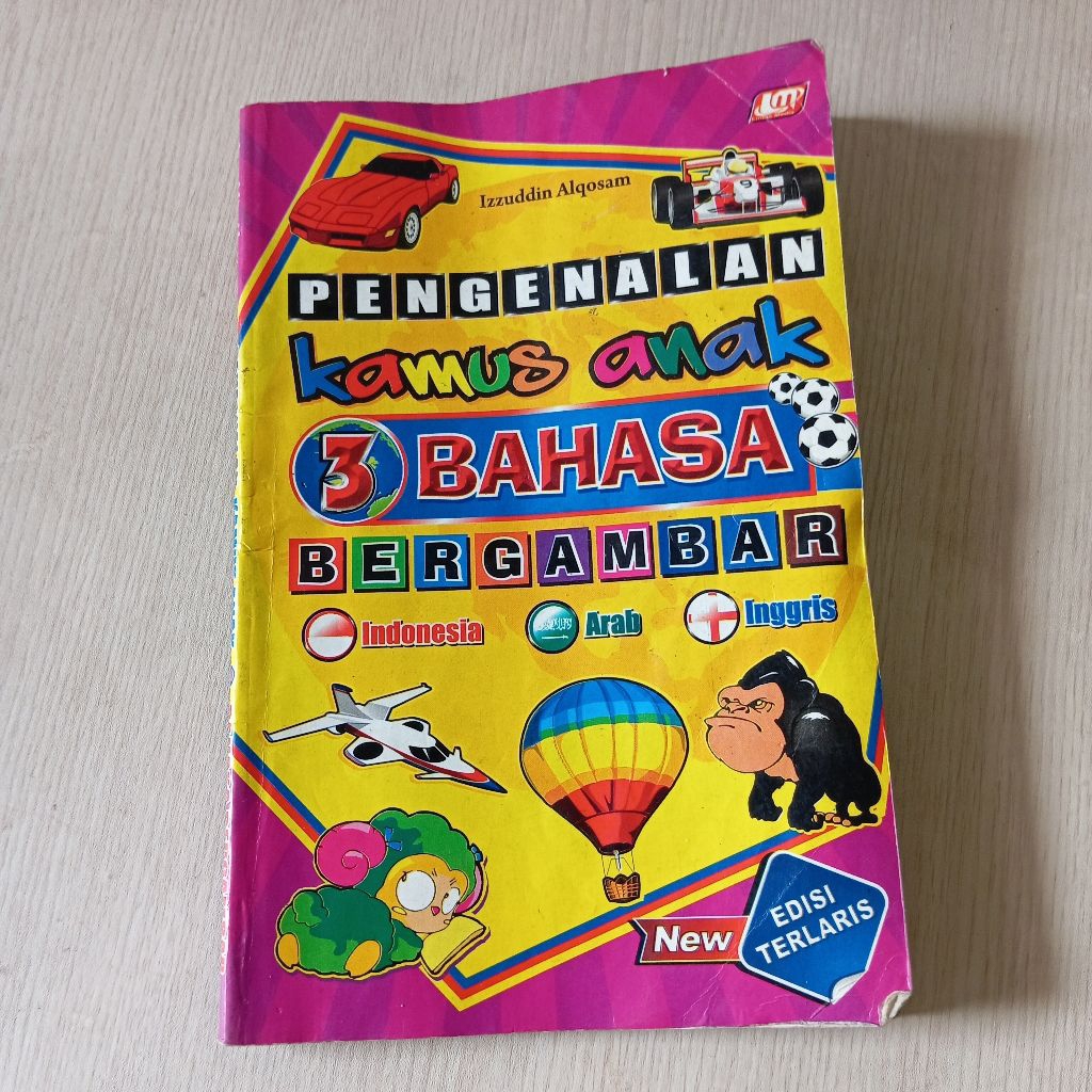 (Preloved) Kamus Anak 3 Bahasa Arab, Inggris & Indonesia / Buku Kamus Anak / Kamus Anak Bergambar / 