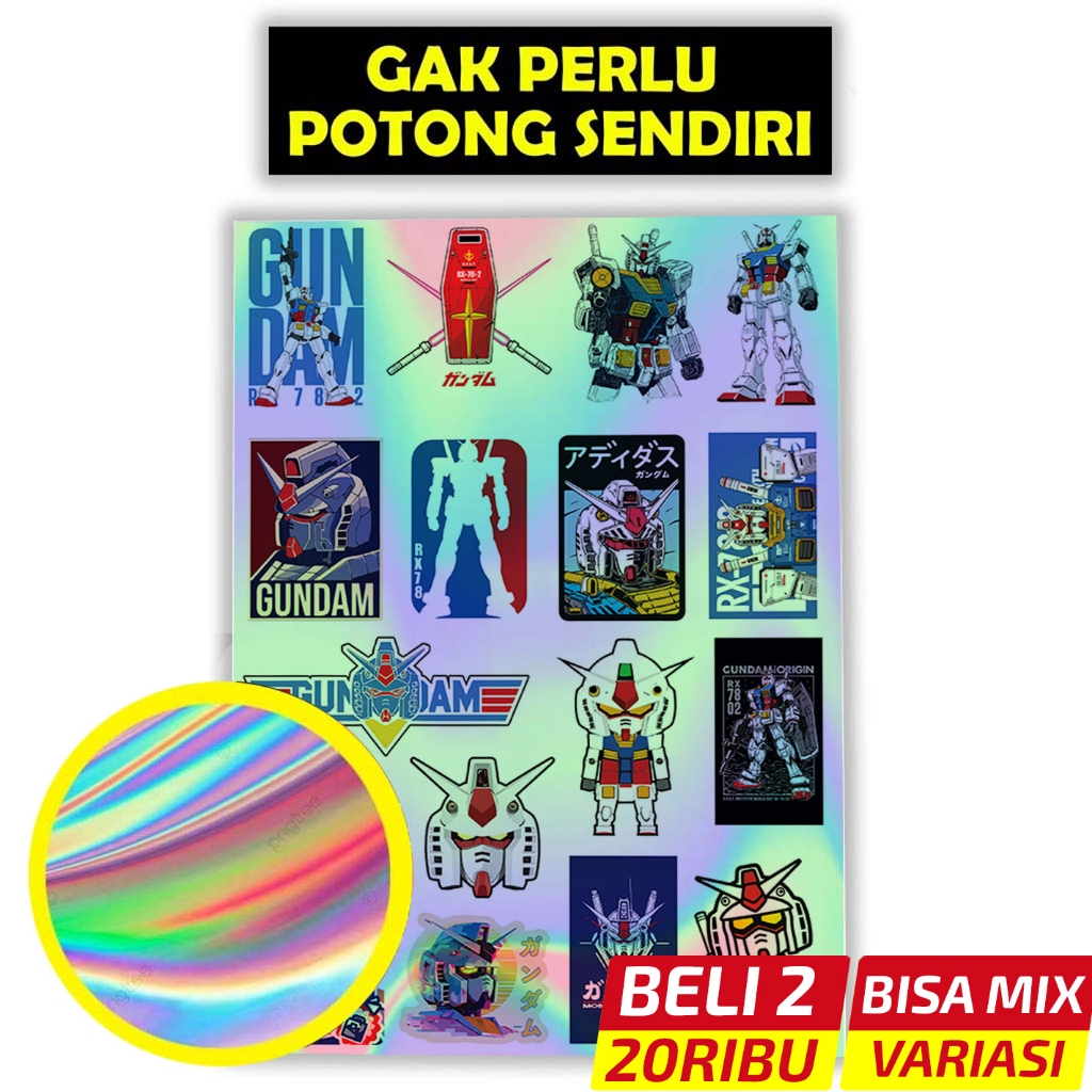 

Stiker Gundam Hologram Keren – Vinyl Premium Anti Air