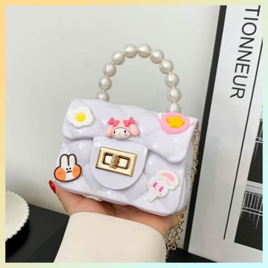 HOT SALE TAS MINI JELY BONEKA ANAK TAS SELEMPANG WANITA