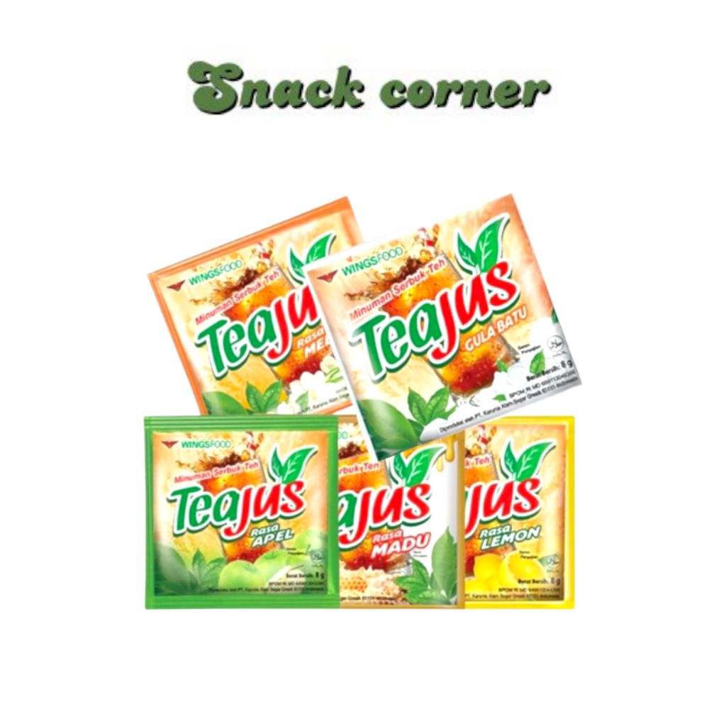 

TEA JUS 1 RENCENG ISI 10 gula batu