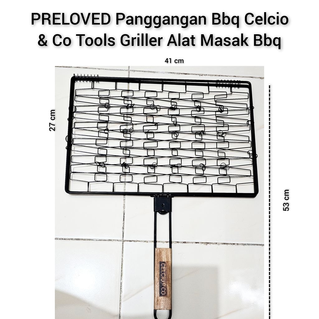PRELOVED Panggangan Bbq Celcio & Co Tools Griller Alat Masak Bbq Perlengkapan Barbeque