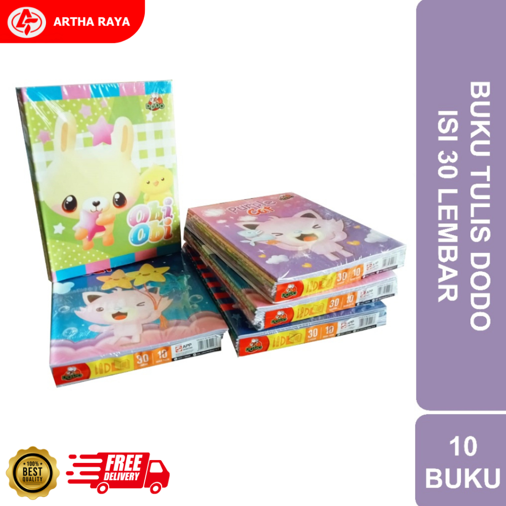 

BUKU TULIS DODO 30 LEMBAR 1 PAK