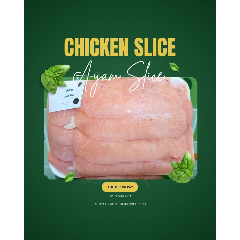 

Ayam Filet Slice 500 Gr