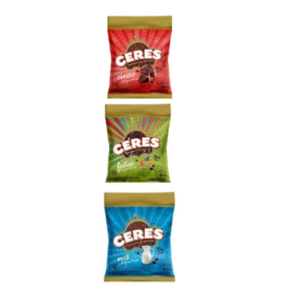 

Ceres Hagelslag Cokelat Meses Klasik/ Milk dan Festive 80g