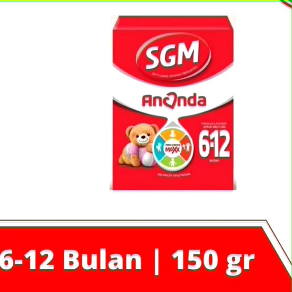 SGM Ananda 150 Gram 0-6 Bulan/6-12 Bulan/Formula Susu Bayi