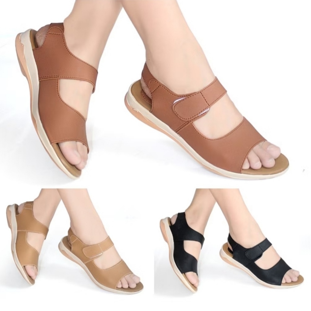 Sizka Belle | BIG PROMO Sandal Selop Wanita Velcro Simple Premium Berkualitas Tinggi
