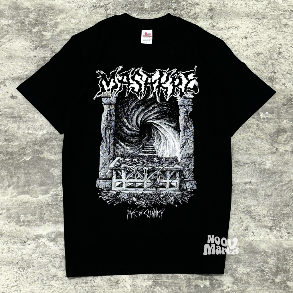 noov music merch Masakre - Taiwan Tour 2025 Tshirt - Black | Official Merchandise Kaos Pria