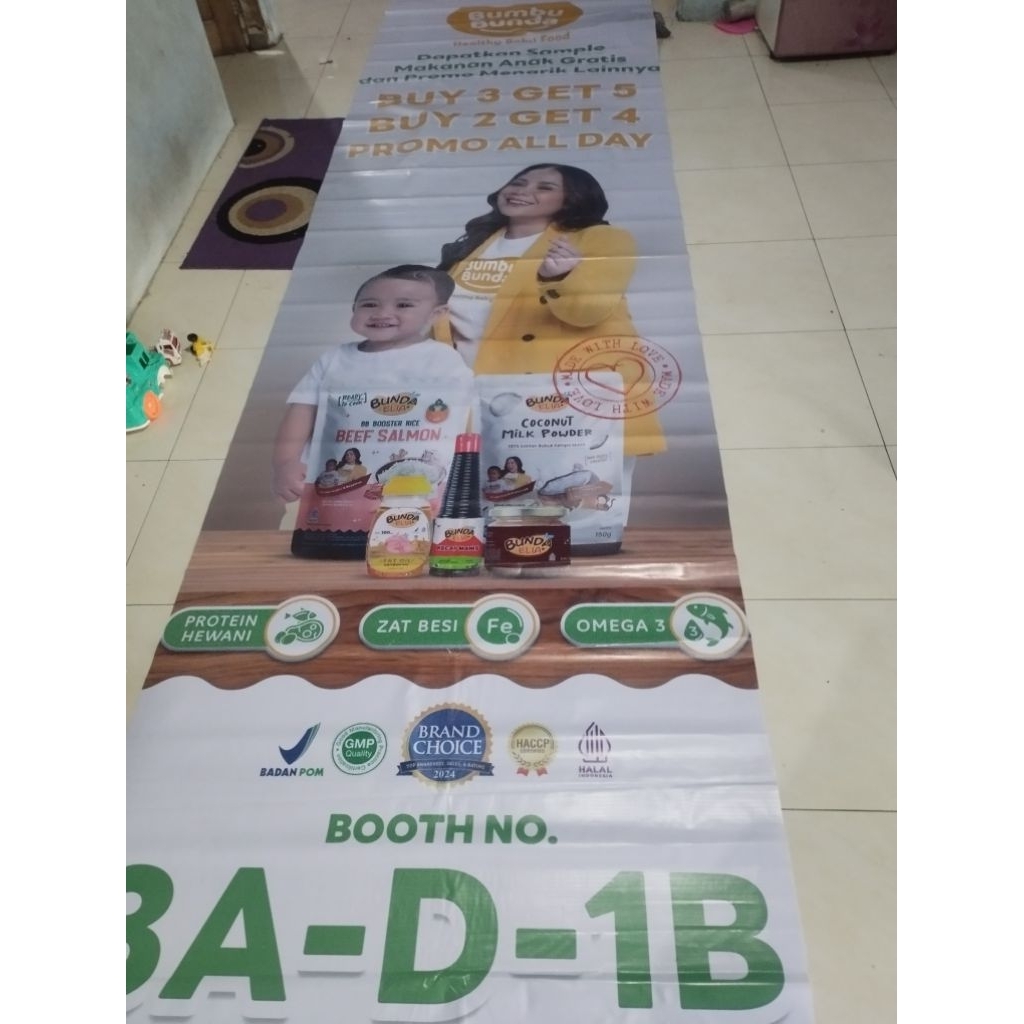 spanduk banner ukuran 1x3 meter