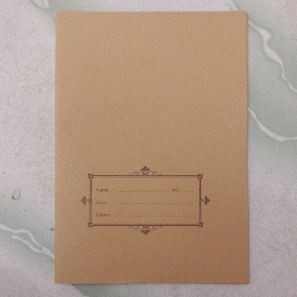 

Sampul Buku Tulis Polos/Coklat (isi 20 Lembar)