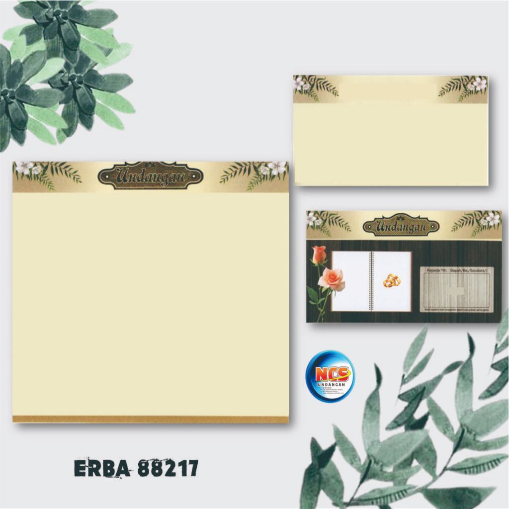 ERBA 88217 Blangko Undangan Kosong