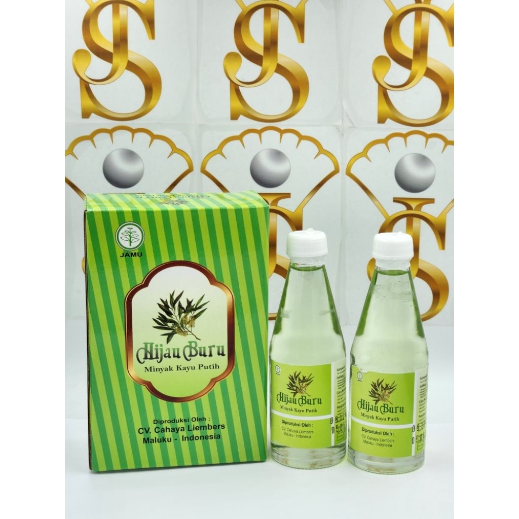 Minyak Kayu Putih Hijau Buru 2x100ml