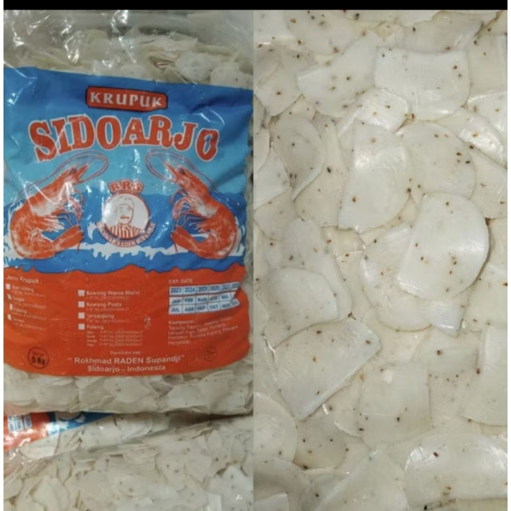 

1KG/500GR Kerupuk Kupang Putih Mentah