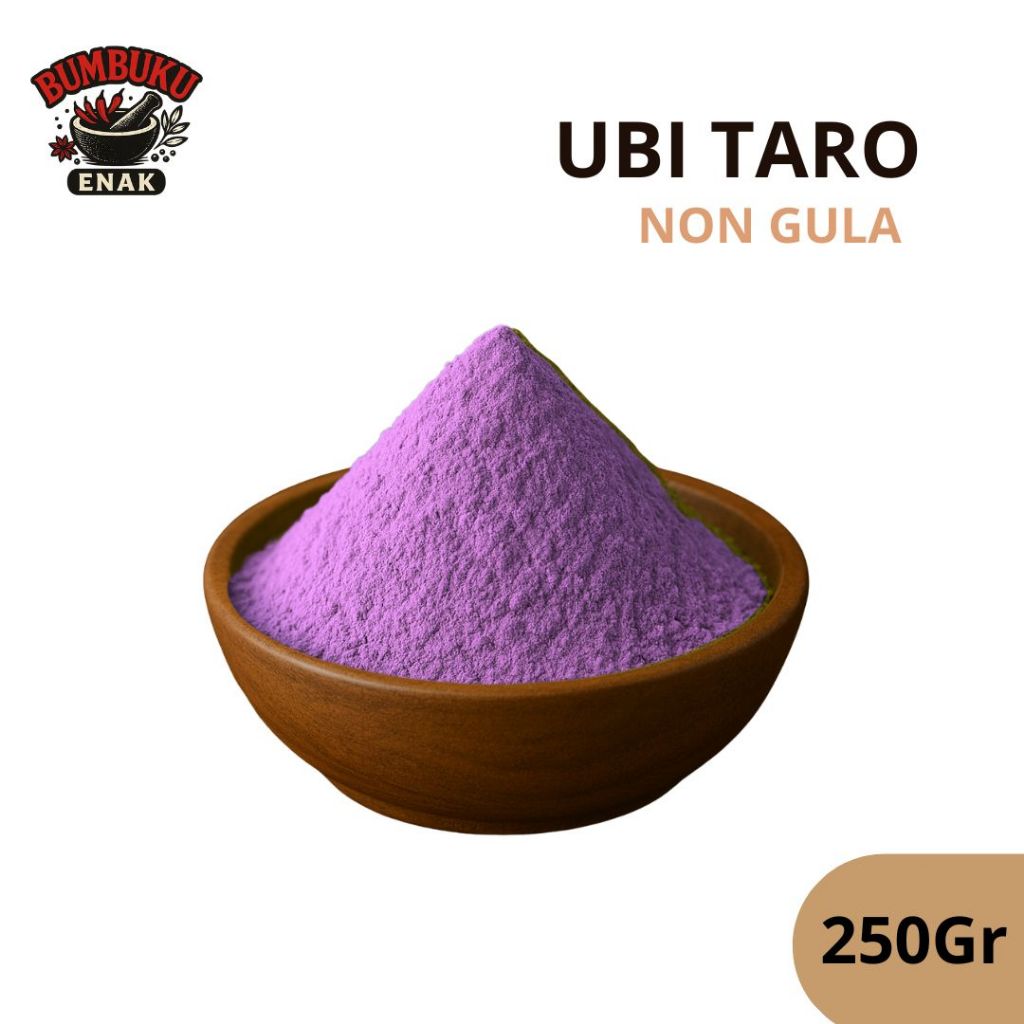 

Bumbu Tabur Rasa Ubi Taro Bubuk Minuman Non Gula 250gr – Rasa Unik Viral Tanpa Gula, Solusi Topping Minuman Estetik & Sehat!