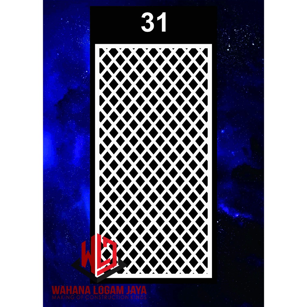 CNC Router Cutting Bahan PVC Ornamen Rumah | Jasa Cutting PVC Board Krawangan Murah Motif Minimalis