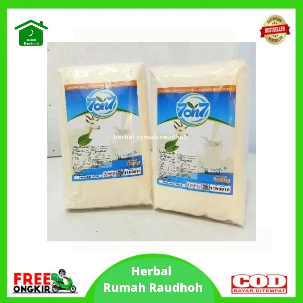 

SUSU KAMBING ETAWA BUBUK 7on7 KEMASAN 1 KG - RASA VANILA