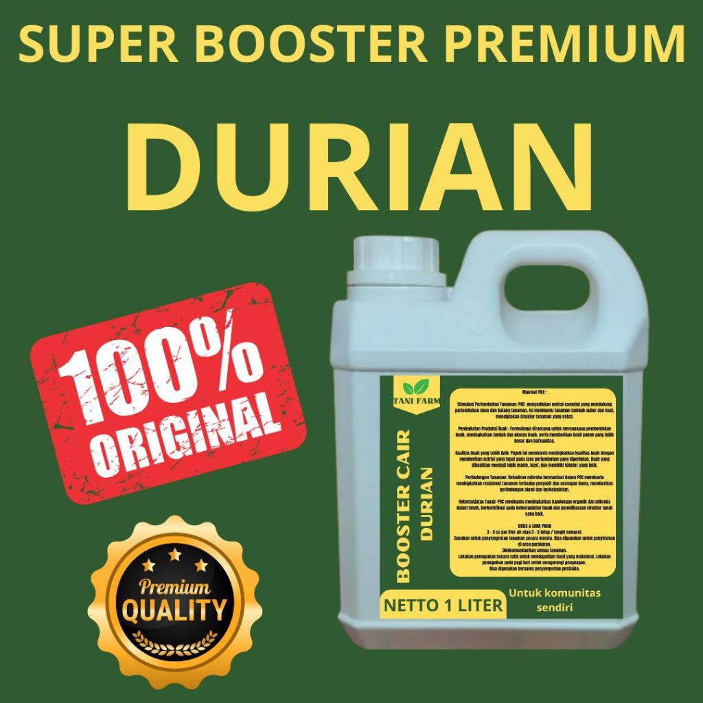 MO Pupuk Durian 1 LT Supaya Cepat Berbuah Pupuk Durian Supaya Subur Berbuah Pupuk Durian Cepat Besar