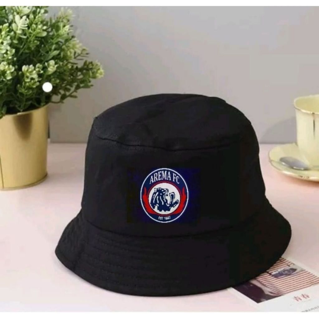 Topi bucket hat arema Indonesia topi trucker arema