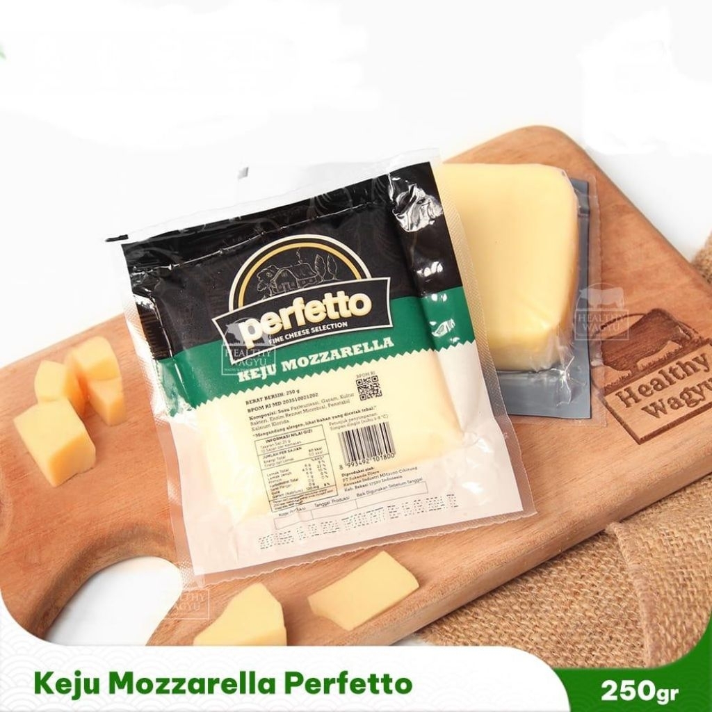 

Keju Mozzarella Perfetto 250 gram