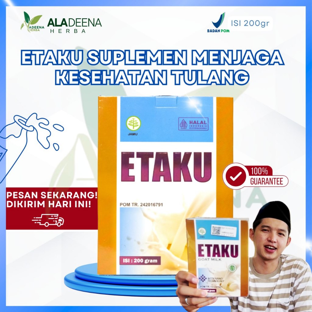

SUSU ETAKU Original 100% Asli Untuk Menjaga Kesehatan Tulang Dan Pencernaan Secara Alami