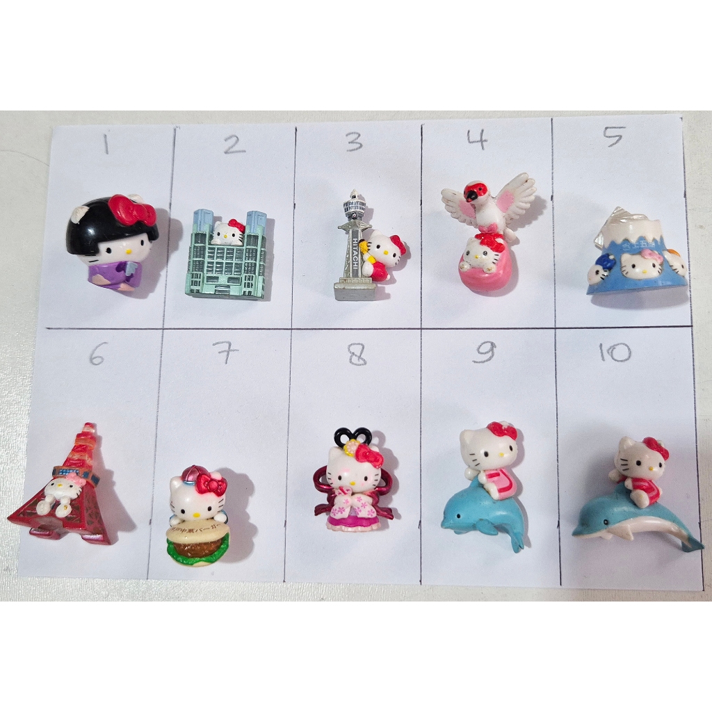 Miniatur Hello Kitty Rare Charm Bead Gantungan HP Hello Kitty