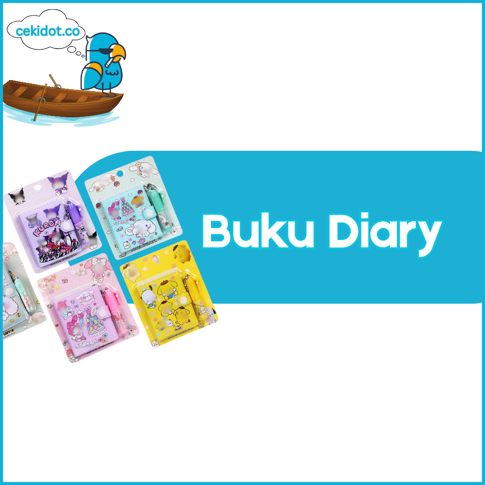 

Cekidot Mini Klip Note Book and Pen / Buku Diary Kancing / Cute Mini Note Book 2 in 1 / Set Memo Diary Motif Y3434
