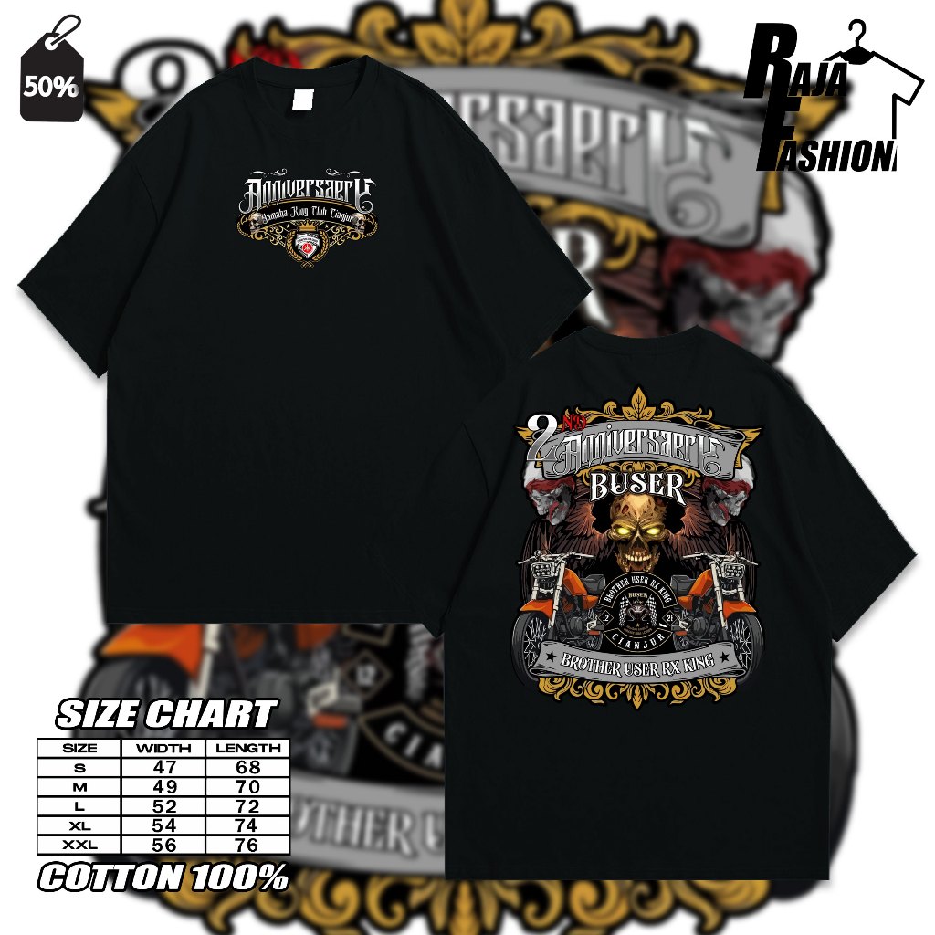 KAOS RX KING 2ND ANNIVERSARY - BROTHER USER RX KING BUSER - KAOS DEWASA