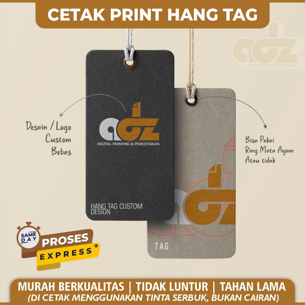 

Hang Tag Baju Harga ukuran A3+ / Hang Tage Kerudung / Hang Tag Label / Hang Lubang Mata Ayam