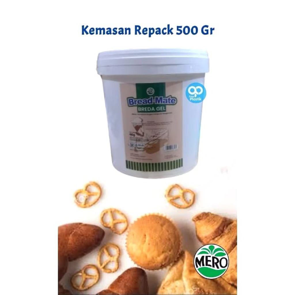 

breda gel crumb softener repack 500 gr (pelembut/penghalus/pelembab roti)