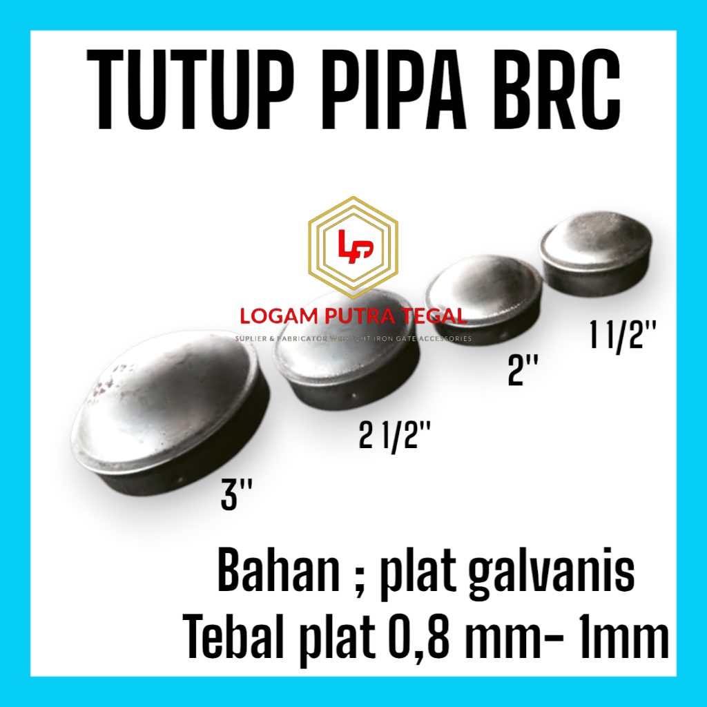 DOP Tutup pipa brc | BRC pagar | Tutup brc pagar tiang