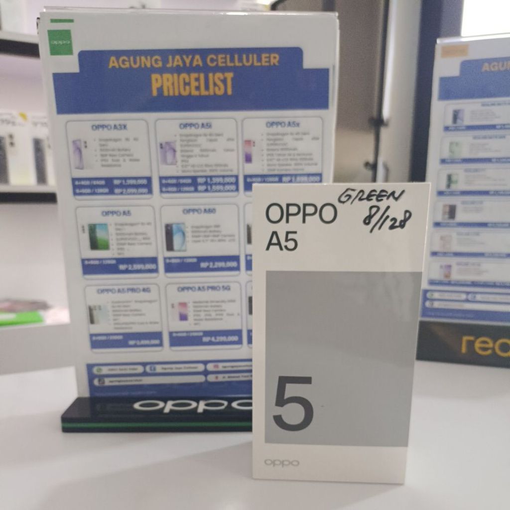 Terbaru dan bergaransi resmi Oppo A5 original