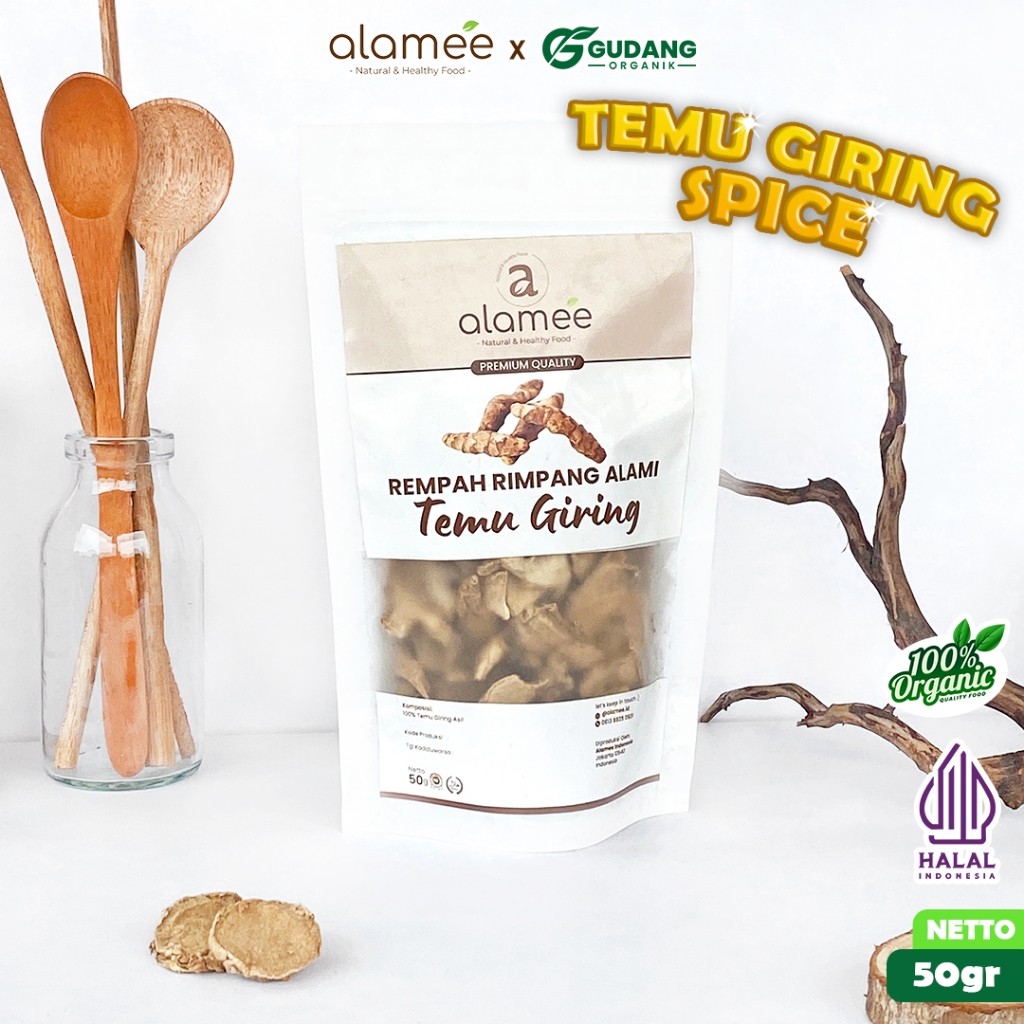 

alamee rimpang temu giring 50 gram herbal tradisional alami untuk kesehatan kulit rasa khas khasiat