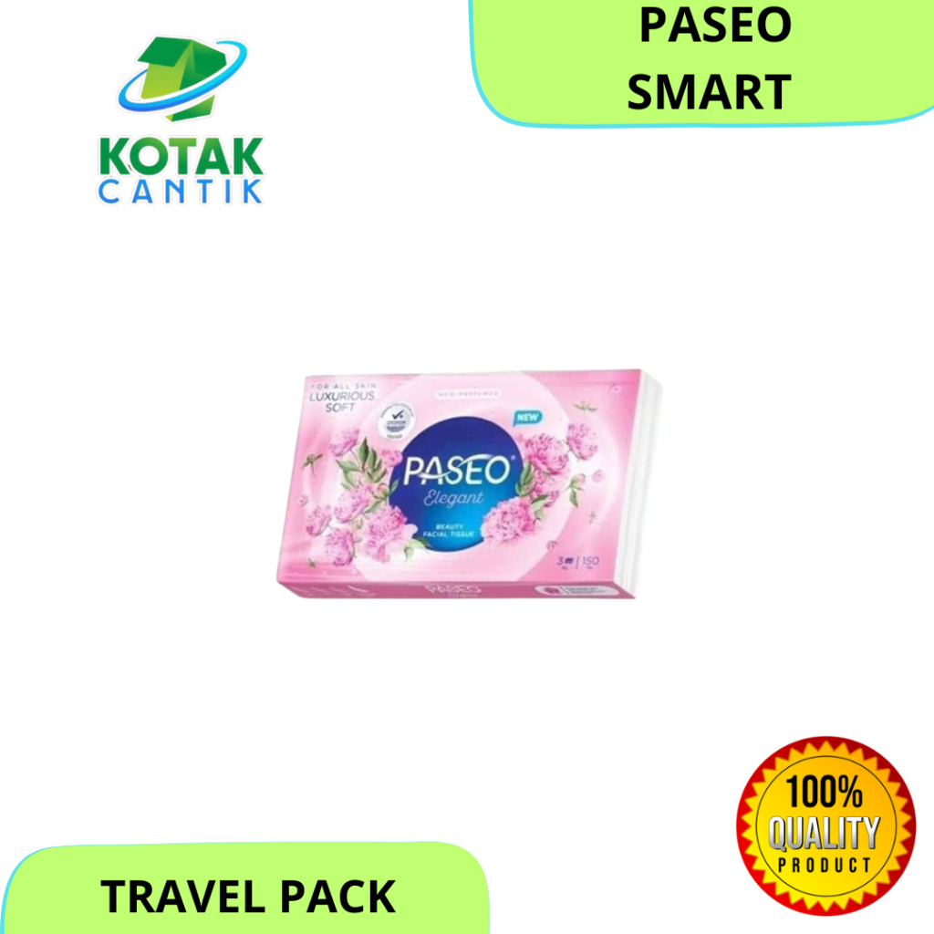 TISSUE PASEO SMART TRAVEL PACK 50 sheet