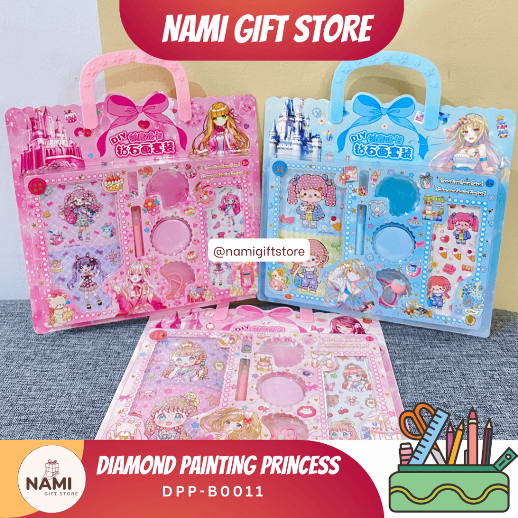

[DPP-B0011] Diamond Painting Princess DIY Anak-anak Pen Sticker Aksesoris Set