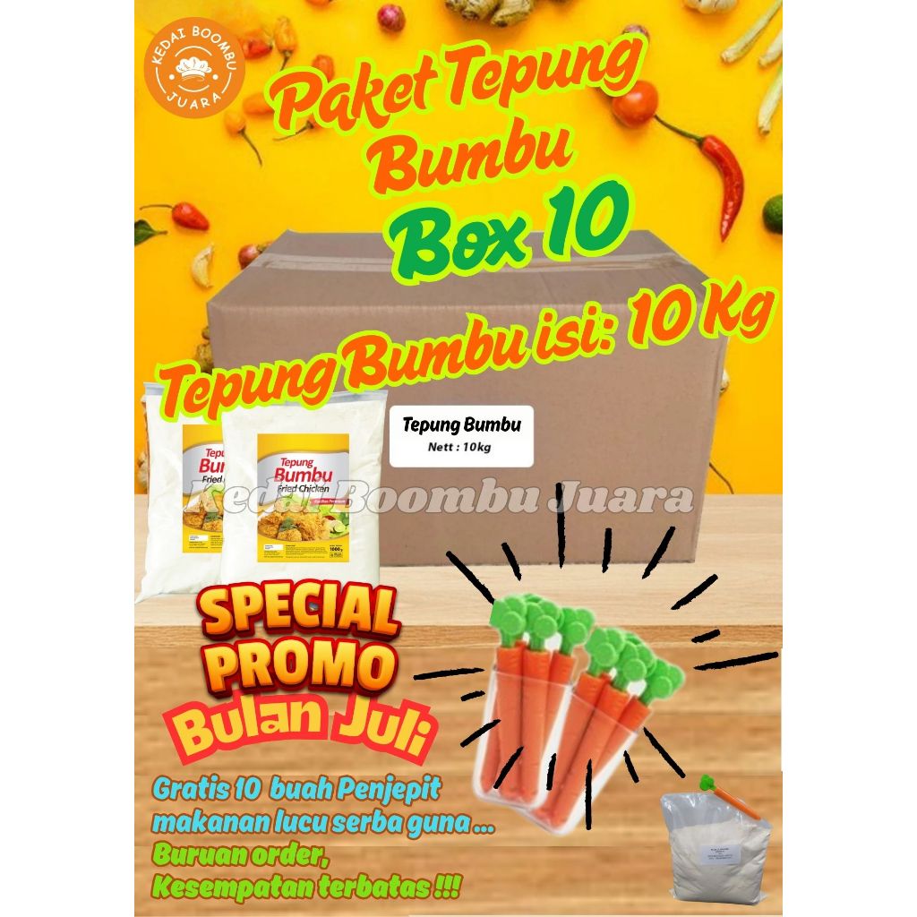 

Tepung Bumbu Fried Chicken Premium Paket isi 10 KG