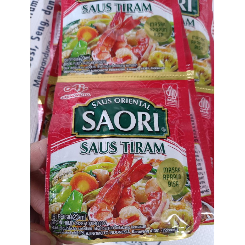 

saori saos tiram sachet 23ml