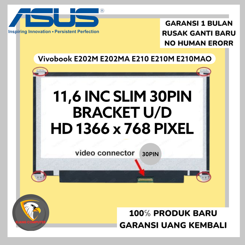 LCD LED Asus Vivobook E202M E202MA E210 E210M E210MA