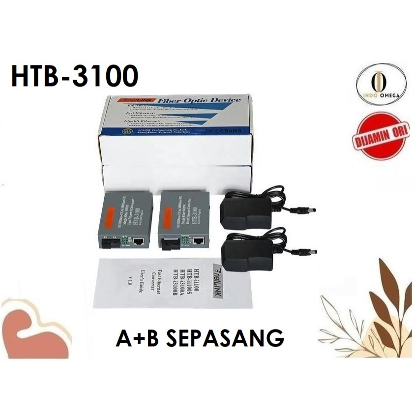 NetLink HTB3100 AB HTB-3100 AB HTB3100AB Singlemode Media Converter HTB