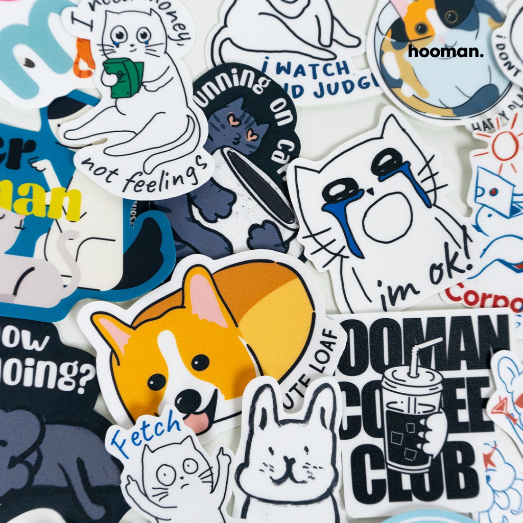 

Hooman Sticker Die Cut - Vol. 1