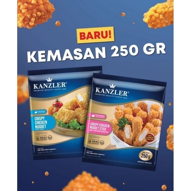

Kanzler Crispy Chicken Stick Nugget 250gr