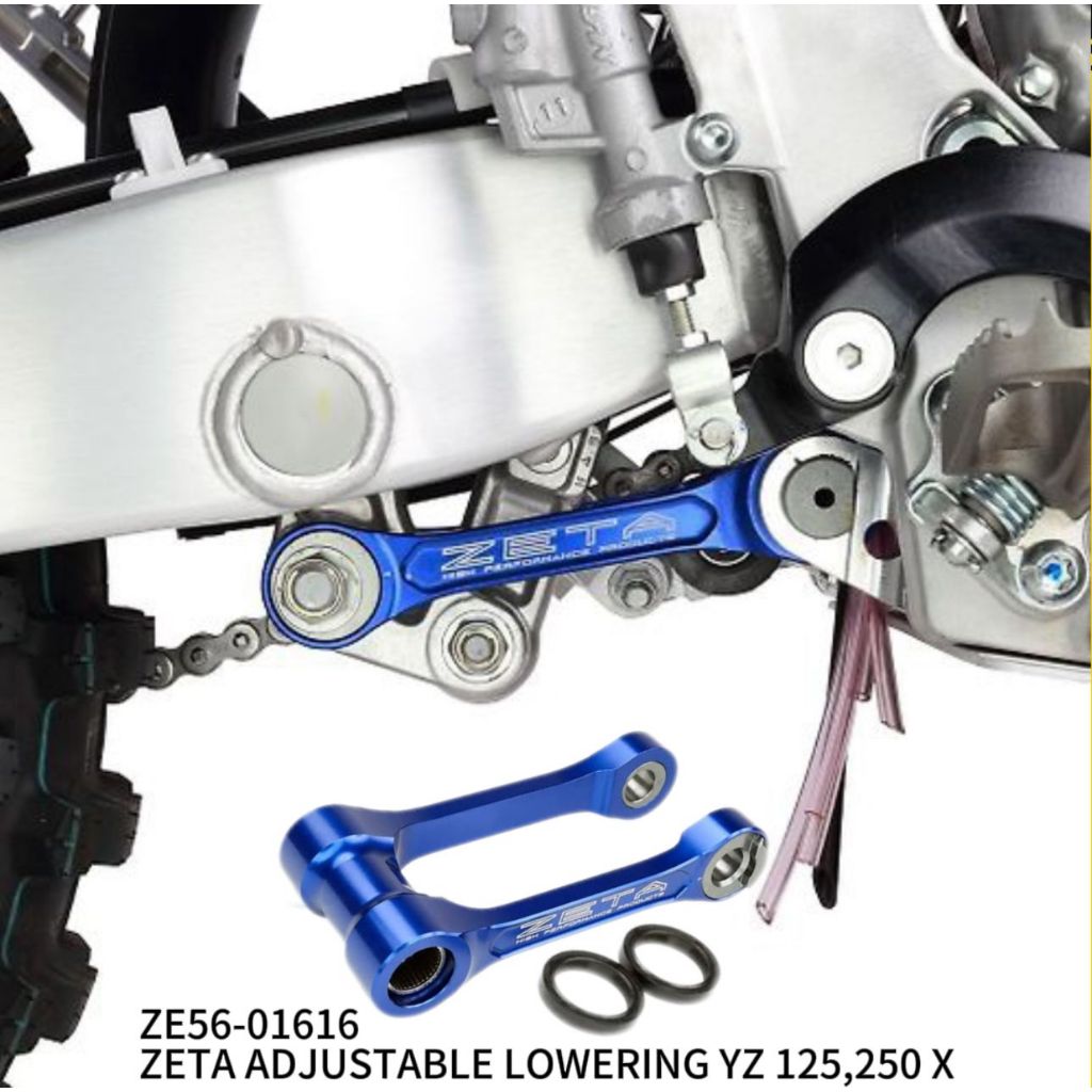 Lowering YZ125 YZ250x YZ250fx YZ250f Zeta adjustable
