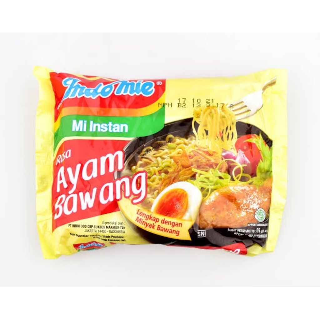 

indomie rebus ayam bawang