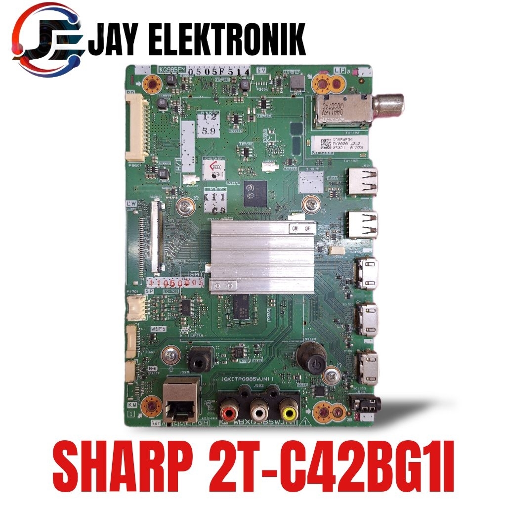 MB / Mobo / Mainboard Tv Sharp 2T-C42BG1I 42BG1I
