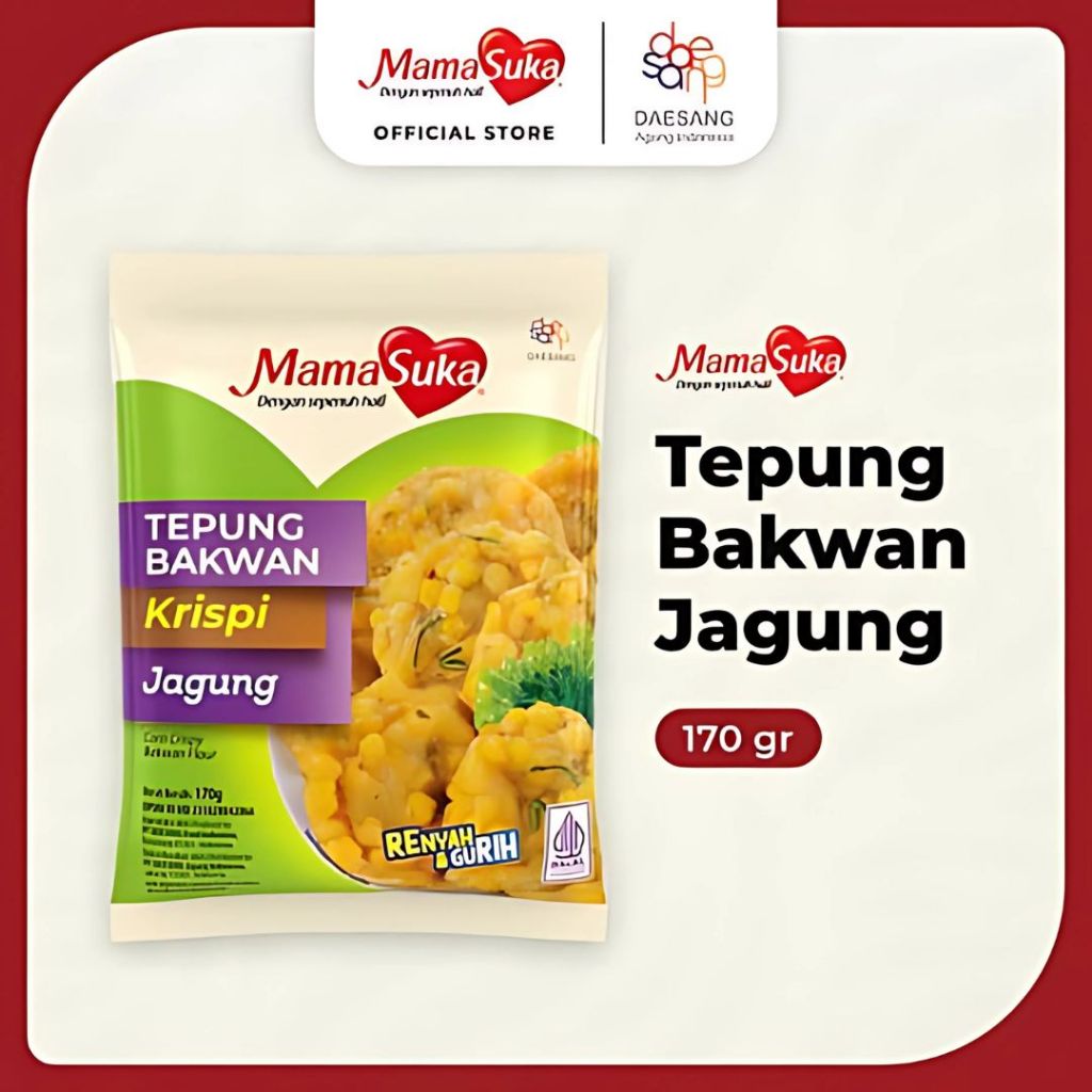 

Tepung Bakwan Jagung Udang 170gr