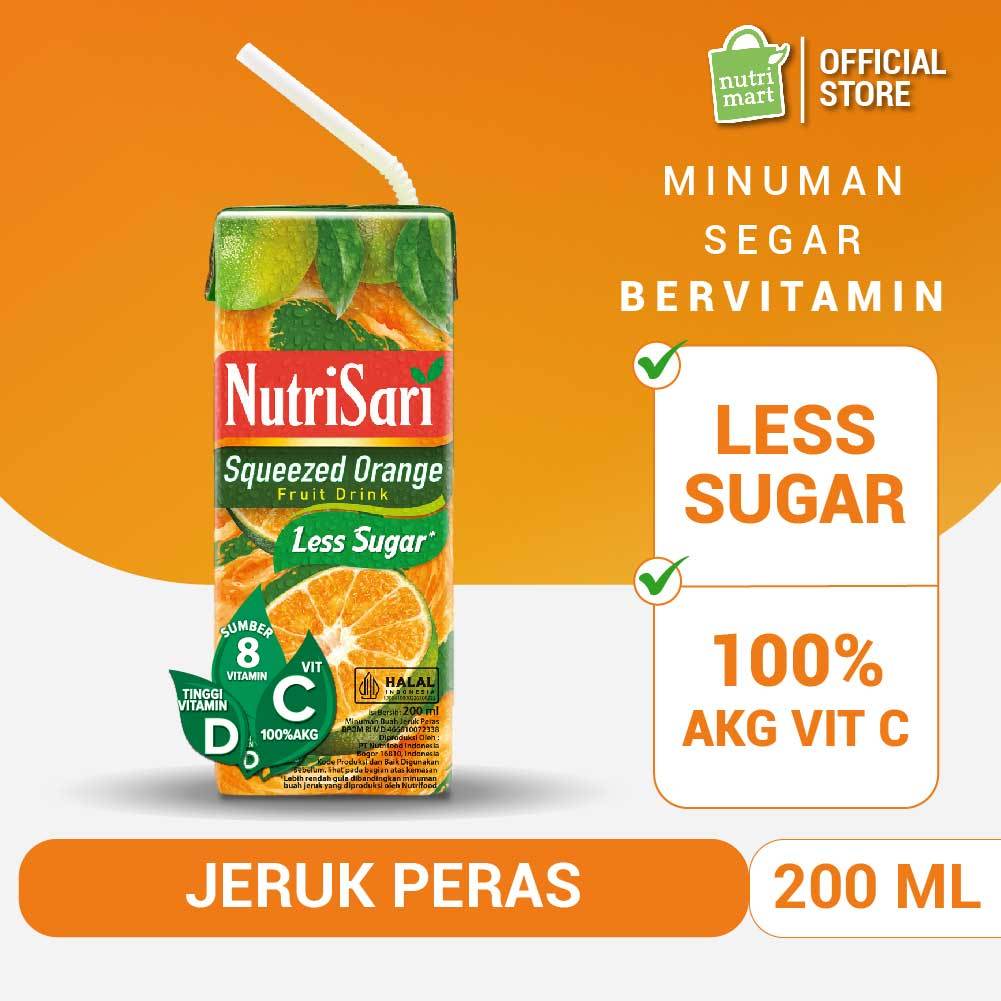 

1 Pack - NutriSari RTD Squeezed Orange 200 ml - 1 pcs
